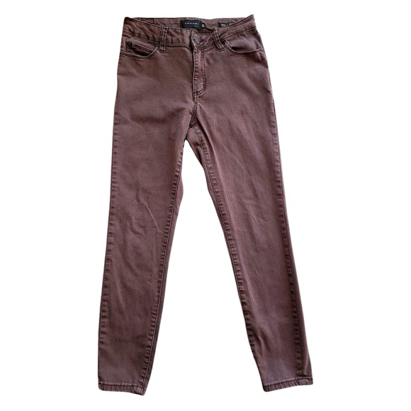 Tahari Denim - ⚡️3/$12⚡️Tahari Kelly style Classic Skinny Brown Denim jeans - 4/27